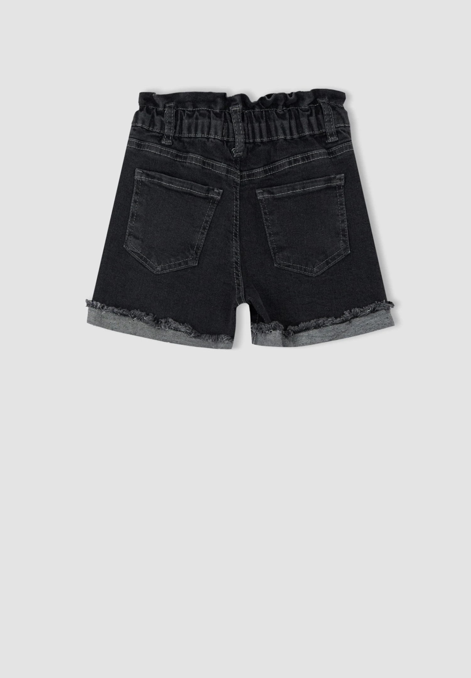 DeFacto Paperbag- Jeansshort - Anthracite 4 DeFacto Paperbag- Jeansshort - Anthracite - Afbeelding 2