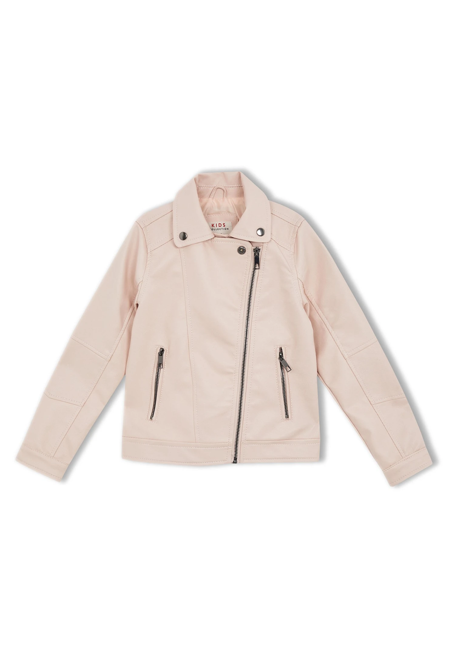 DeFacto Imitatieleren Jas - Pink 3 DeFacto Imitatieleren Jas - Pink