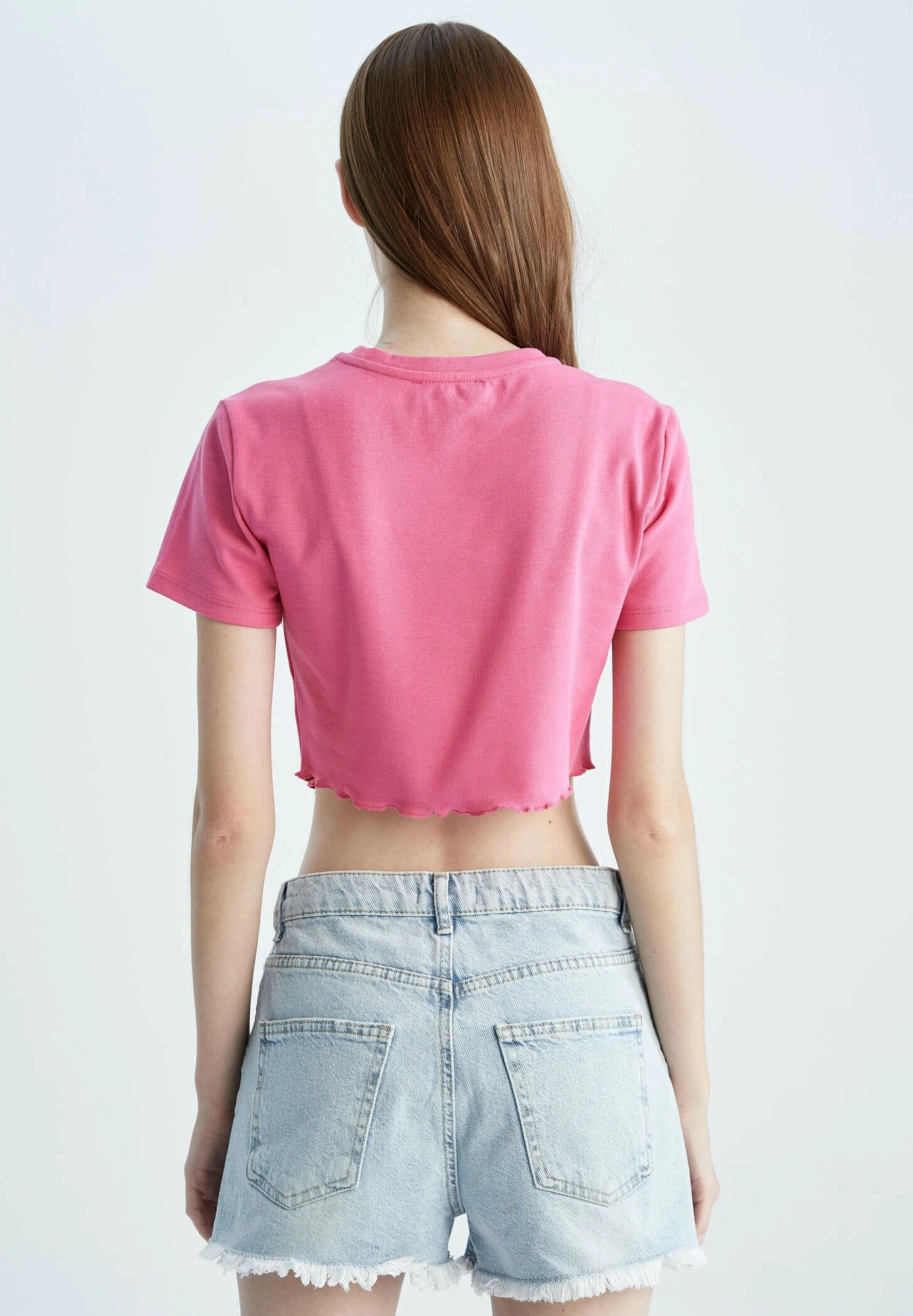 DeFacto T-Shirt Print - Pink 5 DeFacto T-Shirt Print - Pink - Afbeelding 3