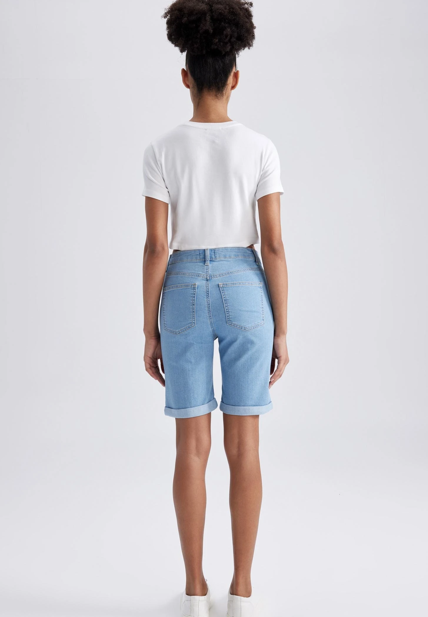 DeFacto Bermuda - Jeansshort - Blue 5 DeFacto Bermuda - Jeansshort - Blue - Afbeelding 3