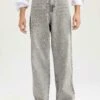 DeFacto Baggy - Relaxed Fit Jeans - Grey -DeFacto f5dde74db02043e79913f257198fcc66