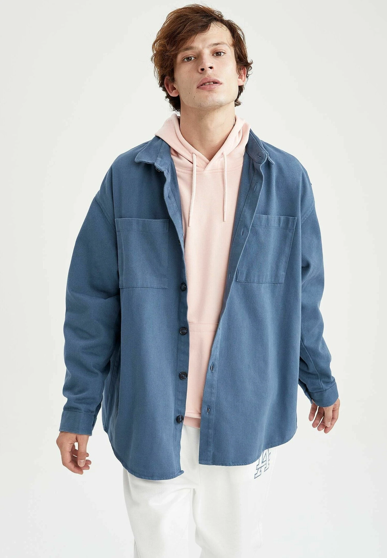 DeFacto Oversized - Spijkerjas - Indigo 3 DeFacto Oversized - Spijkerjas - Indigo