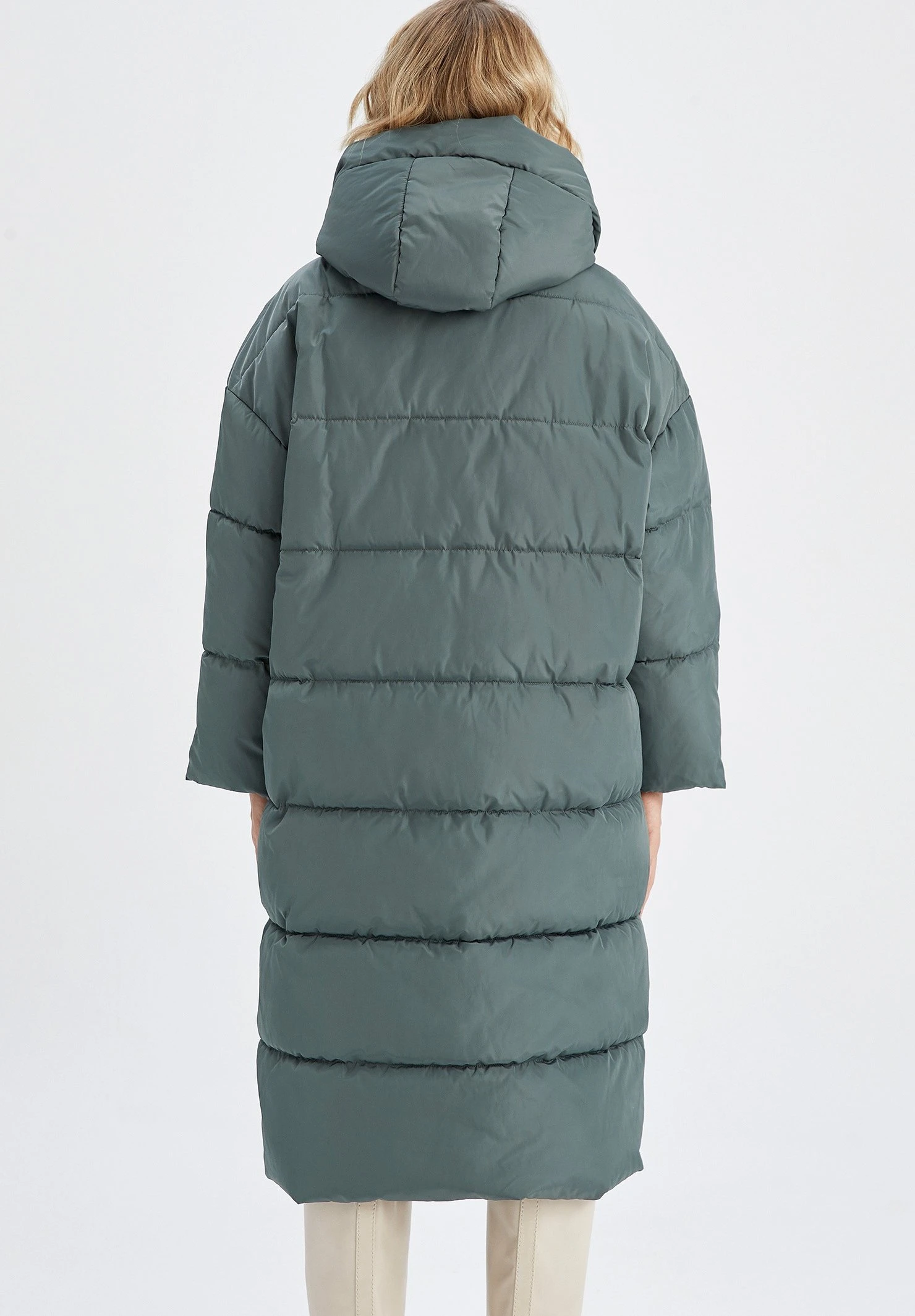 DeFacto Relax Fit - Winterjas - Green 5 DeFacto Relax Fit - Winterjas - Green - Afbeelding 3