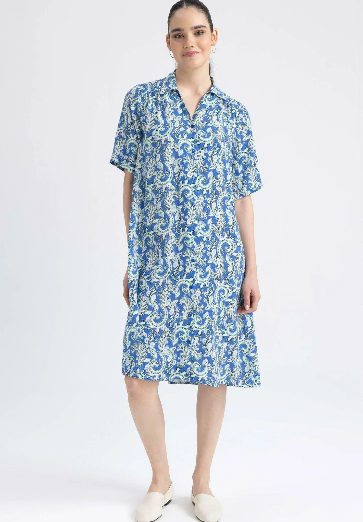 DeFacto Blousejurk - Blue 3 DeFacto Blousejurk - Blue