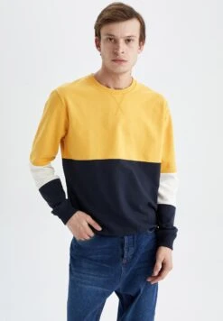 DeFacto Regular Fit - Sweater - Yellow
