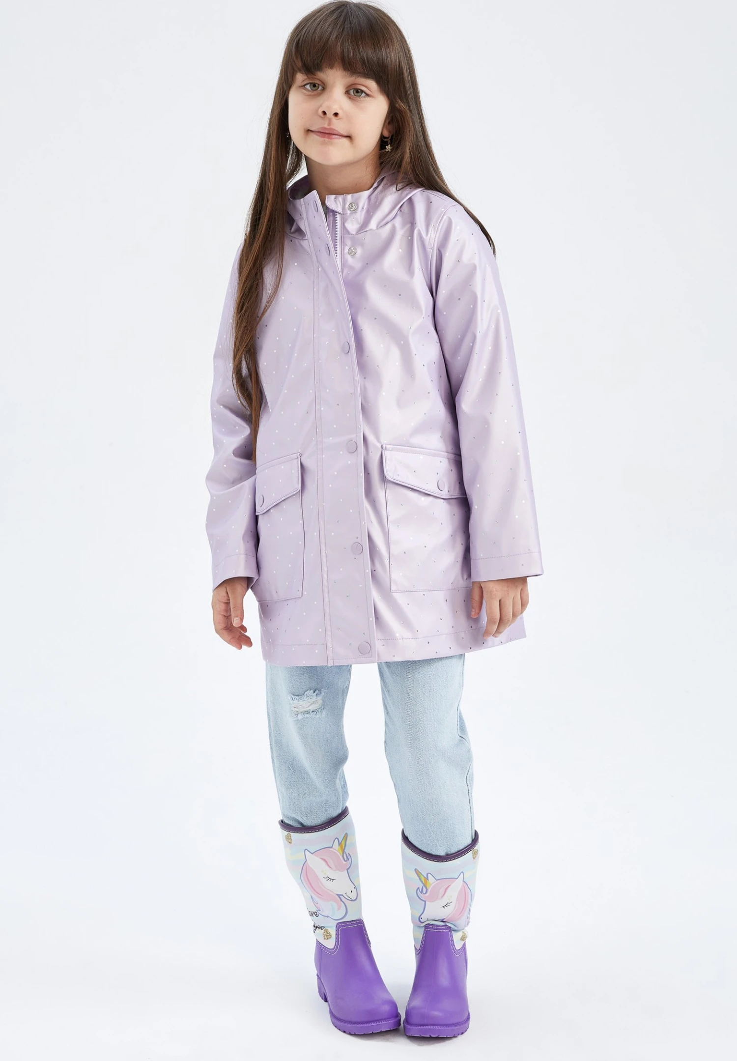 DeFacto Parka - Purple 3 DeFacto Parka - Purple