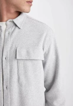 DeFacto Relax Fit - Overhemd - Grey 9 DeFacto Relax Fit - Overhemd - Grey -DeFacto f8dfbbc727f04a5f924f9e0ce753f7fd