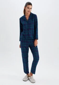 DeFacto Set Regular Fit- Pyjama - Navy