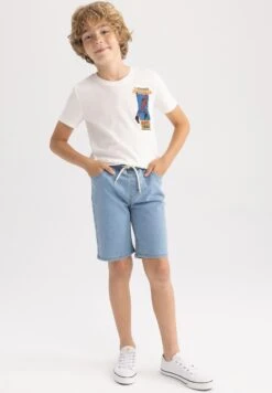 DeFacto Bermuda- Jeansshort - Blue