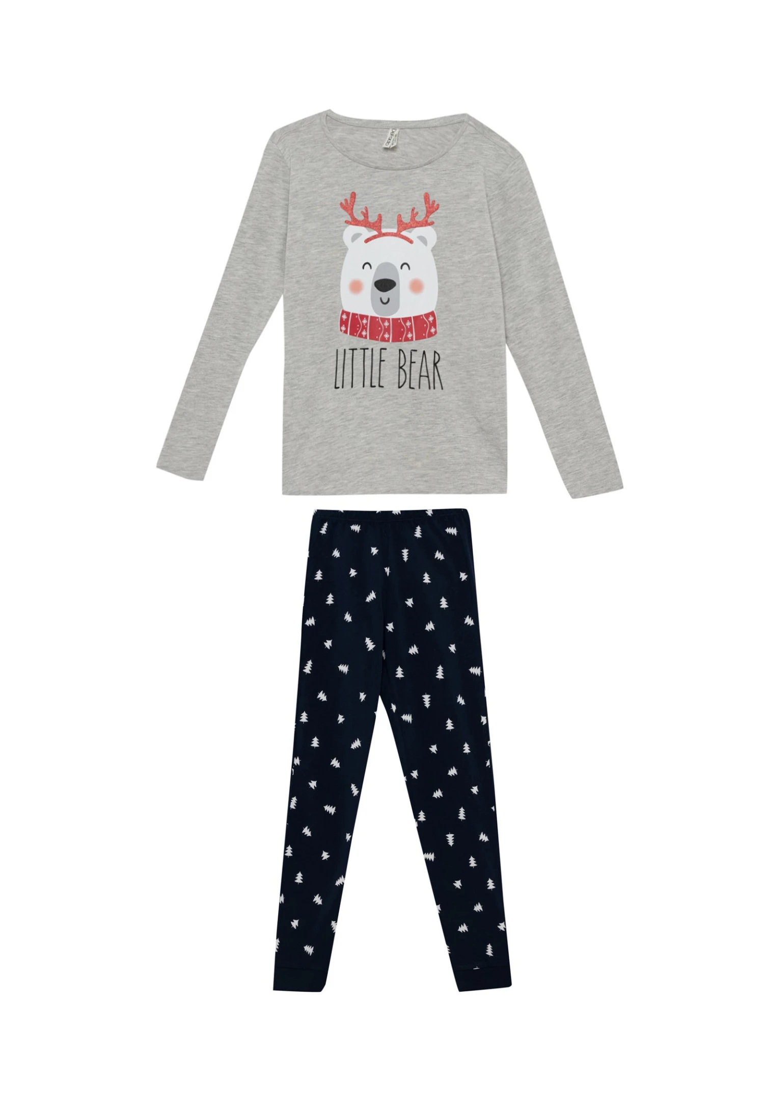 DeFacto Regular Fit - Pyjama - Grey 3 DeFacto Regular Fit - Pyjama - Grey