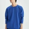 DeFacto Regular Fit - Sweater - Blue 1 DeFacto Regular Fit - Sweater - Blue -DeFacto fa79450c5ad14af692c2e942564f87ca