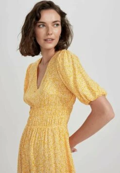 DeFacto Elastic Waist - Blousejurk - Yellow 10 DeFacto Elastic Waist - Blousejurk - Yellow -DeFacto faf2372f0394430fb71e78ef8cf54a13