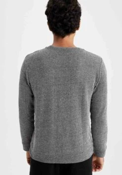 DeFacto Regular Fit- Sweater - Anthracite 8 DeFacto Regular Fit- Sweater - Anthracite -DeFacto fb4dd956e24d4733a2fc06b096becaa3