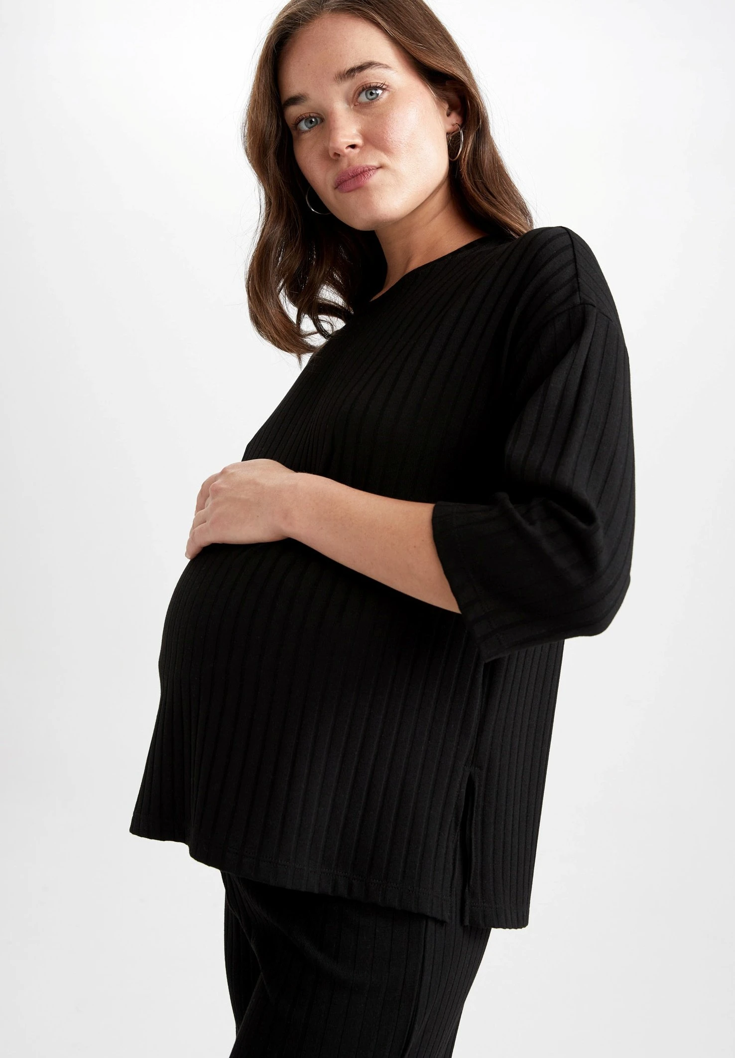 DeFacto Regular Fit - Longsleeve - Black 7 DeFacto Regular Fit - Longsleeve - Black - Afbeelding 5