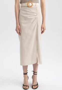 DeFacto A-Lijn Rok - Beige