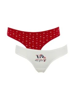 DeFacto 2Pack Brazillian- Slip - Red 13 DeFacto 2Pack Brazillian- Slip - Red -DeFacto fd36a7b25b51429e866703c886286efc