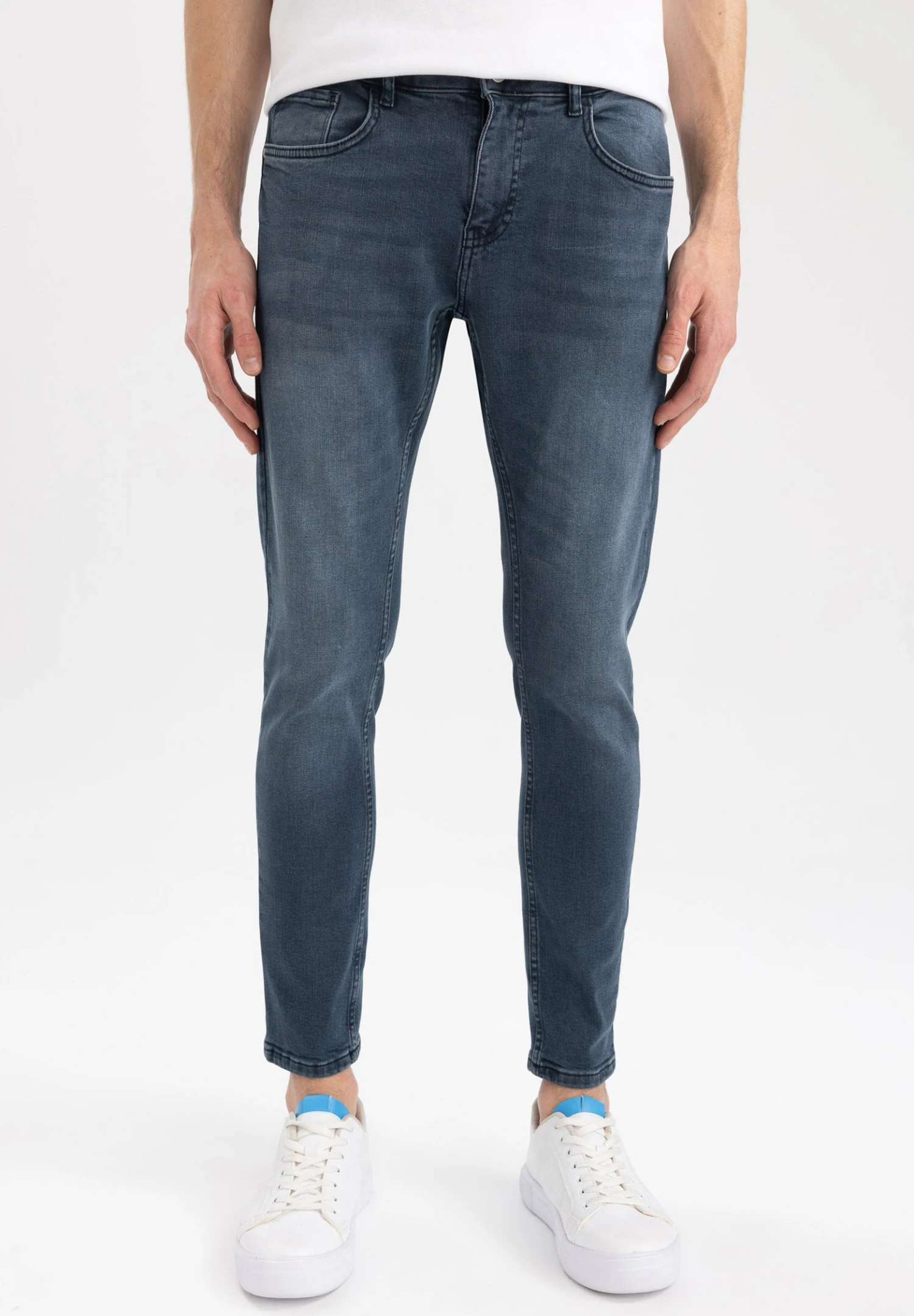 DeFacto Slim Fit Jeans - Indigo 3 DeFacto Slim Fit Jeans - Indigo