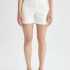 DeFacto Regular Fit- Shorts - Ecru -DeFacto fd68113bdef0432cb9590e048cd297ef