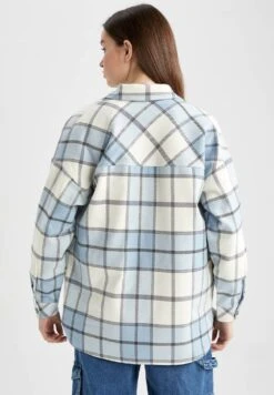 DeFacto Shacket - Lichte Jas - Blue 7 DeFacto Shacket - Lichte Jas - Blue -DeFacto fe1fdc37a1ee4482a8564fc25b69b913