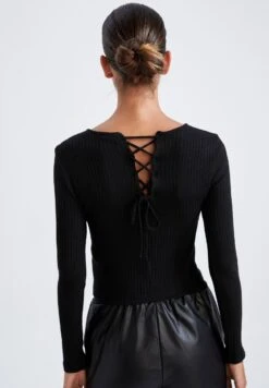 DeFacto Fitted - Longsleeve - Black 9 DeFacto Fitted - Longsleeve - Black -DeFacto fe6828c198c64509aefe89d6a4395f83