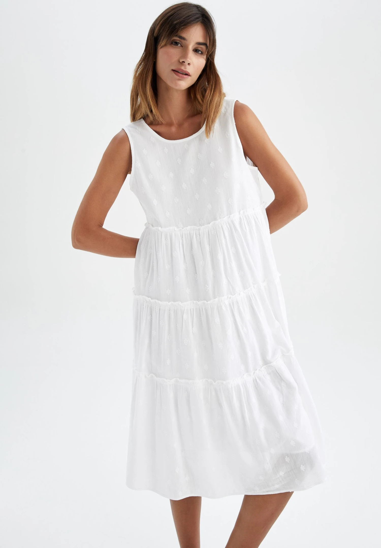 DeFacto Jurk - White 3 DeFacto Jurk - White